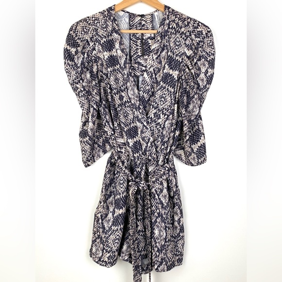 Amanda Uprichard Snakeskin Print Jumper